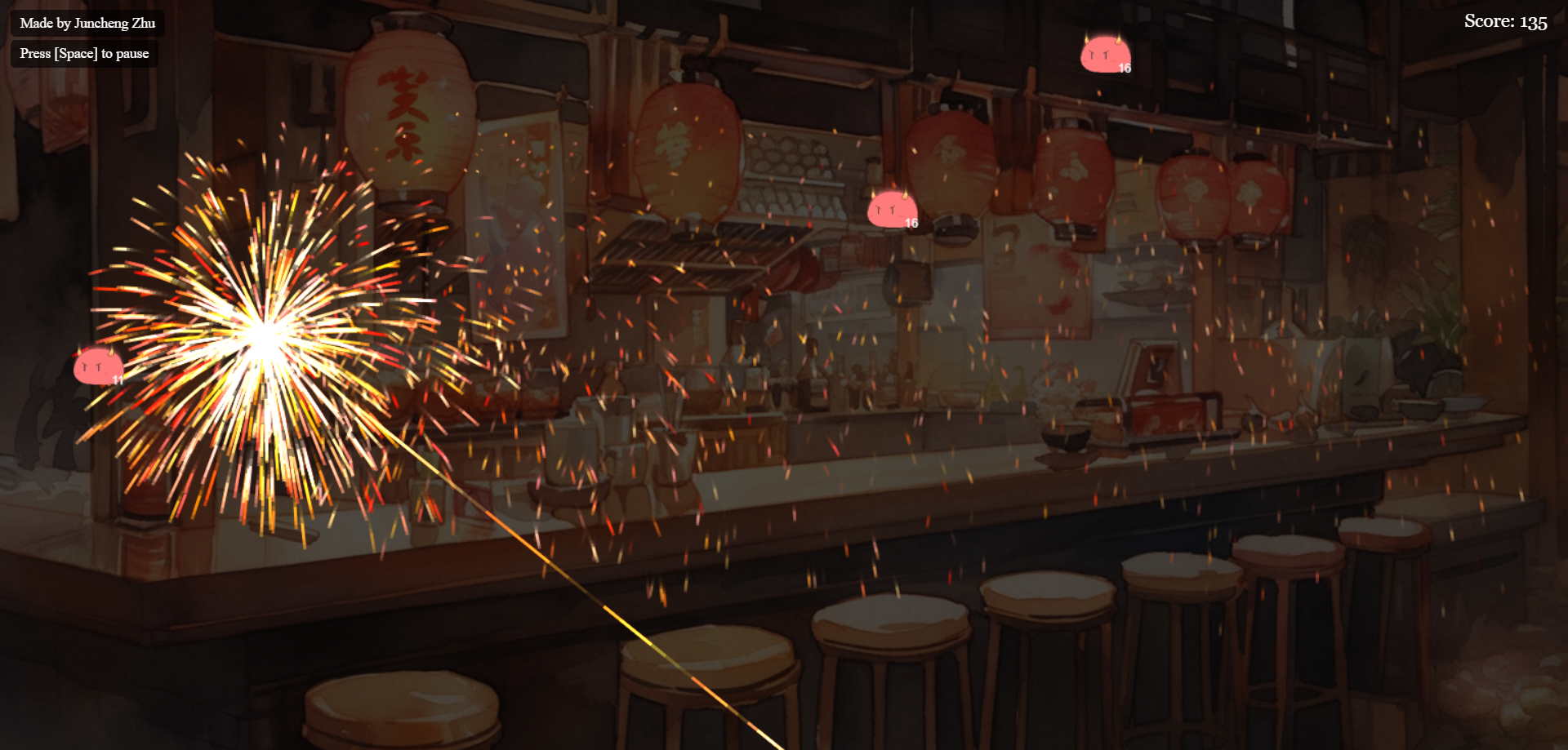 Fireworks Game Screenshot
